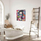 Fashion Women Wall Art Glam Modern Artwork for Girls Banksy Street Graffiti Pop Art Canvas Pictures Painting Print Framed Decorations Gifts for Bedroom Living Room Office 20"x24"