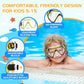 Snorkeling Gear, Dry Snorkel Set180° Panoramic Wide View,Anti-Fog Scuba Diving Mask, Professional Snorkeling Gear for Free Breathing, Swimming, Diving