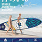 11'Stand Up Paddle Boards Surf Control with Premium SUP Board Accessories Backpack & Removable Fins, 34" Wide Inflatable Paddle Boards of All Skill Levels