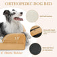 Comfort Expression Small Dog Beds Waterproof Orthopedic Foam Dog Sofa Beds for Small Dogs Comfy Pet Bed with Washable Removable Cover & Non-Slip Bottom(X-Small,Khaki)