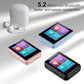 32GB MP3 Player with Bluetooth, 1.8 inch Screen, with FM Radio, Recorder, Portable Sport HiFi Music Player Up to 512GB, Blue