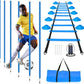 HOTOOLME Agility Training Poles Equipment Soccer Training Equipment includes 6 Agility Poles,Agility Ladder, 10 Soccer Cones,Jump Rope for Speed Training, Soccer Training, Basketball Athletes & Kids