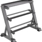 3 Tier Dumbbell Rack, 1200LBS Capacity Weight Rack for Home Gym Dumbbells & Kettlebell, Heavy-Duty Multilevel Free Weight Holder Storage Organizer, Dumbell Rack Stand Only