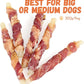 Triple Flavor Dog Treats, Chicken Duck Wrapped Cod Sticks, Rawhide-Free Grain-Free Soft Chewy Treats Natural Ingredients, Training Snacks for Small Medium Large Dogs, 15-17 Counts, 10.6 oz