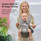 Baby Carrier with Hip Seat, SEEDNUR 6-in-1 Baby Carrier Newborn to Toddler, Ergonomic & Lightweight Toddler Carrier, Adjustable Baby Holder Carrier to Hands-Free Perfect for Travel and Shopping