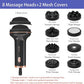 Handheld Cellulite Massager, Body Sculpting Machine, Rechargeable & Cordless, Stomach Fat Massager With 8 Massage Heads 2 Mesh Covers, Massage Abdominal Belly Thighs Butt Neck for Women Men at Home