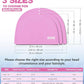 Aegend Fabric Swim Cap, Silicone Waterproof Layer - Breathable Cloth Swimming Cap, Keep Hair Dry with Hight Elasticity for Youth(8-16) Adult, 2 Sizes to Choose