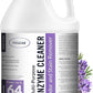 Multi-Purpose Probiotic Enzyme Cleaner, Made in USA - Pet Stain and Odor Remover - Concentrated - Professional & Home Strength Drains, Floors, Bathrooms, Toilets Trash Can, (1 gallon, Lavender)