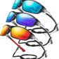 3 Pack Polarized Sports Sunglasses for Men, Mens Sunglasses Wrap Around UV400 Protection for Cycling Fishing Driving