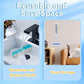 Pet Hair Removal Tool, 4 in 1 Reusable Washable Lint Brush for Cat and Dog Hair Remover, Gentle on Furniture with Extra Long Handle for Couch, Carpet, Clothing, Bedding, Car, Window