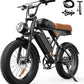 Electric Bike for Adults,Peak 1000W/1500W Motor,20/28MPH 55-150Mile ebikes for Adults with 10.4AH/13AH/26AH Battery,20" Fat Tire Electric Dirt Bike Commuting Off Road Ebike, UL2849