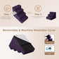 EHEYCIGA Dog Stairs for Small Dogs 13.5" H, 3-Step Dog Steps for Couch Sofa and Chair, Pet Steps for Medium Cats, Non-Slip Balanced Pet Ramp Indoor, Purple