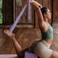 yogadesignlab YOGA DESIGN LAB | The Yoga Strap | Luxurious, Extra Long, Super Soft, Eco Printed | Studio Quality, Adjustable | Safely Stretch Further and Hold Longer | 8 ft Long