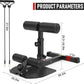 leikefitness Deep Sissy Squat Bench Core Workout Multifunctional Leg Exercise Machine for Home Gym