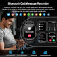 Smart Watch for Men Fitness Tracker: Make/Answer Call Military Smart Watches for Men Digital Watches Run Waterproof Smartwatch Android Phones iPhone Samsung Compatible Heart Rate Monitor Orange Black