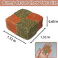 Fhiny 12 PCS Rabbit Carrots Chew Toys, Natural Timothy Hay Biscuit Cubes Rabbit Carrot Molar Treats Small Pet Snacks for Bunny Hamster Chinchilla Guinea Pig or Other Small Animals