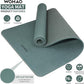 Extra Thick 8mm Yoga Mat, 72"x28" Non Slip Exercise Mat, Reversible 2-Sided Dual Color Premium POE Material, with Carrying Strap for Yoga, Pilates, Home Gym