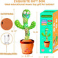 Rechargeable Dancing Talking Cactus Toy for Baby Toddler, Boys Girls Gifts Singing Mimicking Toys Recording Repeating What You Say with 120 English Songs