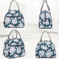 FlowFly Insulated Lunch Cooler Bag - Tote Bag Organizer for Women/Men, Plum