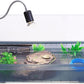 Large Turtle Tank Kit for Aquatic Turtles – Complete Starter Habitat with Filter, UVB Lamp, Basking Platform, Plants, Feeding Ring – Turtle Aquarium Kit (Black)