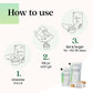 Azuna Air Freshener & Odor Eliminator for Strong Odor | 4 Room Kit Includes (4) 8 oz. Empty Luxe Glass Jars & 24oz Gel | Refill with Tea Tree Essential Oil | Natural Scent | Last 60-90 Days