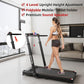 Treadmill with Incline, 3 in 1 Under Desk Treadmill Walking Pad with Removable Desk Workstation 3.5HP Foldable Compact Walking Treadmills for Home Small Office with Wristband Remote Control
