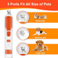 Dog Nail Grinder 7-Speed & 360° LED Light, Professional Pet Nail Grinder for Dogs and Cats, Electric Dog Nail Trimmer Painless Paws Grooming & Smoothing Tool for Large Medium Small Dogs Cats Pets