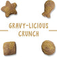 Purina Friskies Party Mix Cat Treats, Gravy-Licious Crunch with Chicken & Gravy Flavors, Crunchy Treats for Cats, 2.1 Ounce Resealable Pouch (Pack of 3)