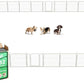 FXW Rollick Unleashed Dog Playpen for Indoor, Yard, RV Camping, 24 inch 32 Panels for Small and Puppy Dogs, White│Patented