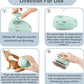 Cat Steam Brush for Shedding,Self Cleaning Cat Brush with Steam,Rechargeable Pet Steam Brush,Mist Brush Comb for Indoor Cats,Cat Hair Brush,Steamy Cat Brush for Short&Long Haired Pets.(Green)