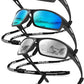 Polarized-Sunglasses-Men Sports Mens-Sunglasses: Sun-Glasses with UV400 Protection for Driving Golf Fishing Running