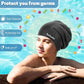 3 Pack Extra Large Swim Cap for Braids & Dreadlocks - Waterproof Silicone Swim Hat for Women with Long Thick Hair, Protective Swim Cap Cover Ears for Swimming, Shower, Bathing