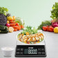 NEXT-SHINE Food Kitchen Scale 11lb 0.1g/0.01oz Precise Graduation, 9 Units Rechargeable Digital Scale Stainless Steel Platform LCD Display