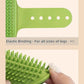 4-Pack Silicone Cat Brush Set, Pet Scratcher and Massager – Adjustable Pet Deshedding Brush, Bath Brush for Cats and Dogs, Suitable for Furniture Legs & Corners (4PCS (2 Yellow + 2 Green))