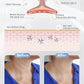 Light Based Face-Neck-Massager - 7 Color Portable Facial Massager for Skin Care, Rose Gold