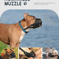 Dog Muzzle, Leather Basket Soft Muzzles Medium Large Breeds, Pitbull Dog Muzzle Amstaff Staffordshire Terrier, German Shepherd Dalmatian Doberman Adjustable (XL)
