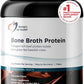 Designs for Health Bone Broth Protein Powder – 21g Grass-Fed, Collagen-Rich Beef Protein Isolate - Chocolate, Paleo, Non-GMO, Dairy-Free (30 Servings / 810g)