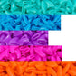 zetpo 100 pcs Cat Nail Caps | Cat Claw Covers | with Adhesives and Applicators (S, Turquoise, Sky Blue, Purple, Rose, Orange Peel)