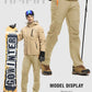 TBMPOY Men's Snow Ski Hiking Pants Waterproof Winter Fleece Lined Pants Camping Skiing Ice Fishing Pants with Belt
