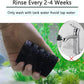 AQUANEAT Aquarium Air Powered Sponge Filter with Ceramic Media Balls, for Betta Fry Shrimp Fish Tank, with 2 Spare Sponges, Small
