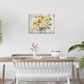 Sunflower Bathroom Pictures Wall Art, Simple Blessed Floral Bathroom Wall Decor, Flower Framed Painting Canvas Artwork for Bedroom Living Room Decorations 16"L x 12"W