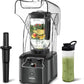 CRANDDI Commercial Quiet Blender, 2200 Watt Professional Countertop Blender with BPA-FREE 80oz Pitcher, Built-in Pulse & 15-speeds Control, Smoothie Blender for Commercial and Home, K90 Grey