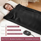 Infrared Sauna Blanket - Portable Far Infrared Sauna for Home Relaxation - PU Sauna Blanket - Infrared Blanket Sauna with 77–176 °F Temp Range（Pure Black）
