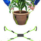 Potted Plant Mover，Plant Lifting Straps for Garden Flower Pots, Planters，Rocks, Trees，Easily Lift and Move Heavy Items Up to 200 Pounds，Mid Size, Green, Patent Pending