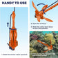 Dreizack Kayak Anchor Kit, 3.5 lb Folding Grapnel Boat Anchor Trolley Accessories with 40ft Rope and PVC Buoy for Fishing Kayaks SUP Paddle Boards Canoes Jet Ski PWC Inflatable Small Boats