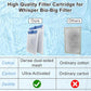 12 Pack Filter Cartridge Compatible with Whisper Bio-Bag Filters 10i/IQ10/PF10, Medium Replacement Filter Cartridges for Aquariums Compatible with ReptoFilte 20 gallons (90 GPH)