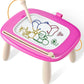 Magnetic Drawing Board, Toddler Girl Toy for 1-2 Year Old, Doodle Board Pad Learning and Educational Kids Toy for 1 2 3 Year Old Baby Girl Birthday Deep Pink