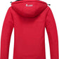MOERDENG Women's Waterproof Ski Jacket Warm Winter Snow Coat Mountain Windbreaker Hooded Raincoat Jacket