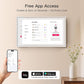 15.6 Inch Digital Calendar, Full HD Touchscreen Smart Planner for Family Schedules - Wall & Desk Mount, Great for Seamless Daily Planning & Household Organization, with LED Reminder Light