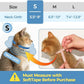 ComSaf Cat Cone Collar Soft, Protective Adjustable Cat Cones to Stop Licking After Surgery, Comfortable Lightweight Elizabethan Collar for Kitten Prevent from Licking Wounds, Not Block Vision